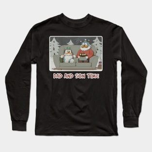 Bigfoot | dad and son time Long Sleeve T-Shirt